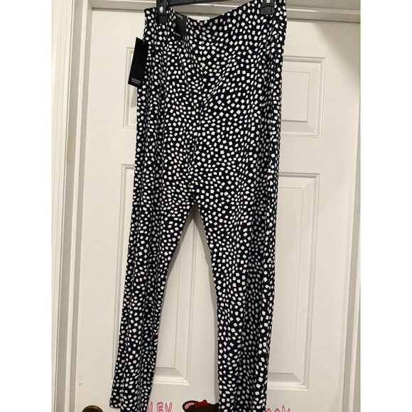 NWT Alfani Elements Wide Leg Pull On Pants Size L Contour Square - Picture 2 of 7